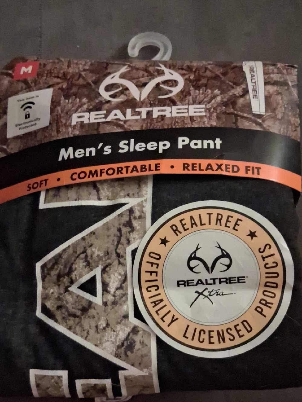 Realtree Men’s Sleep Pant - Black, Brown, Tan Camo